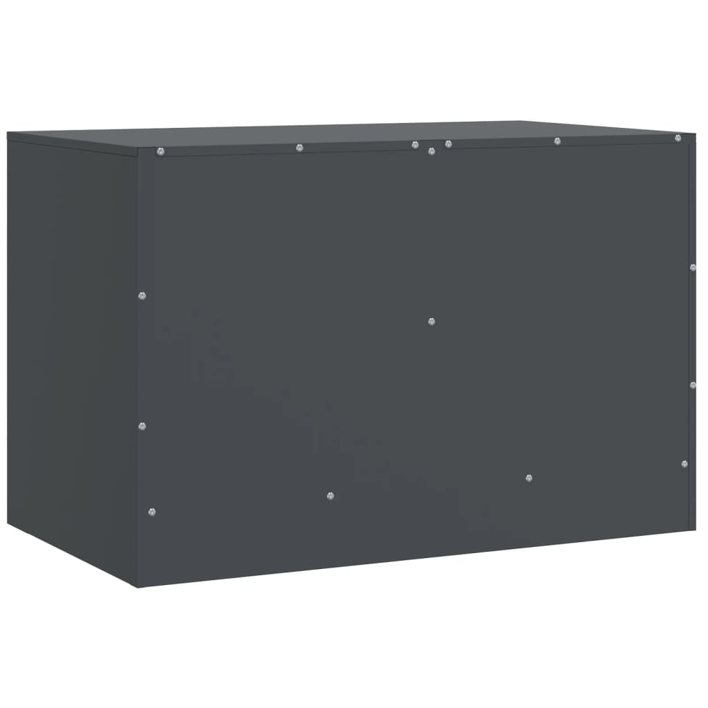 Tv-meubel 67x39x44 cm staal antracietkleurig