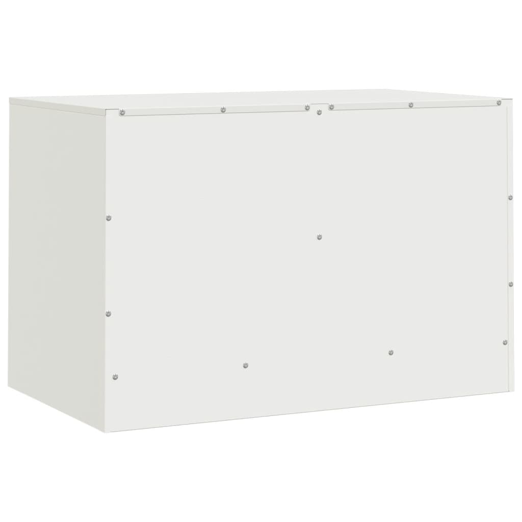 Tv-meubelen 2 st 67x39x44 cm staal wit