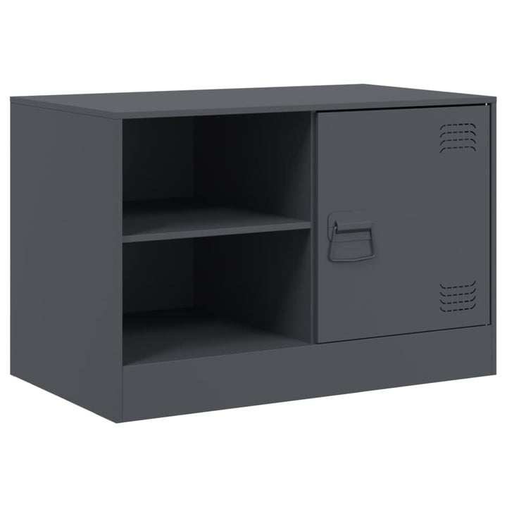 Tv-meubel 67x39x44 cm staal antracietkleurig