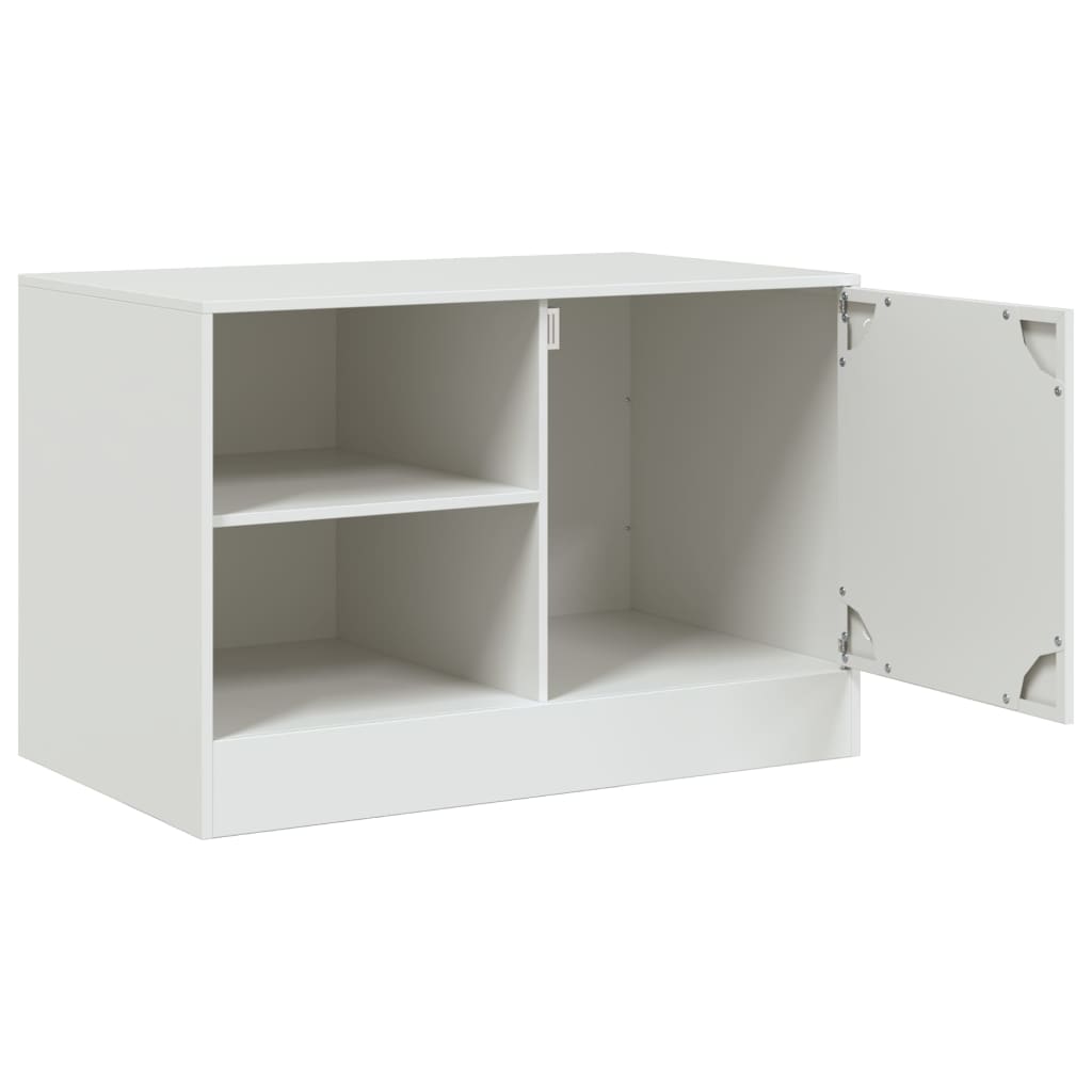 Tv-meubel 67x39x44 cm staal wit