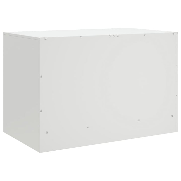 Tv-meubel 67x39x44 cm staal wit