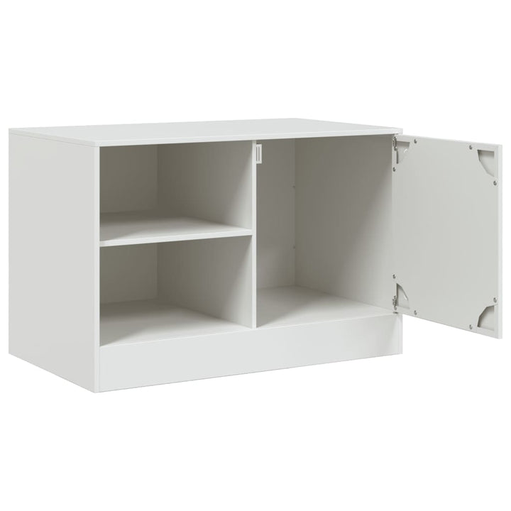 Tv-meubelen 2 st 67x39x44 cm staal wit