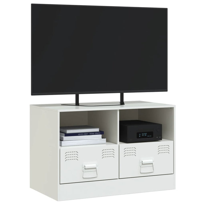 Tv-meubel 67x39x44 cm staal wit