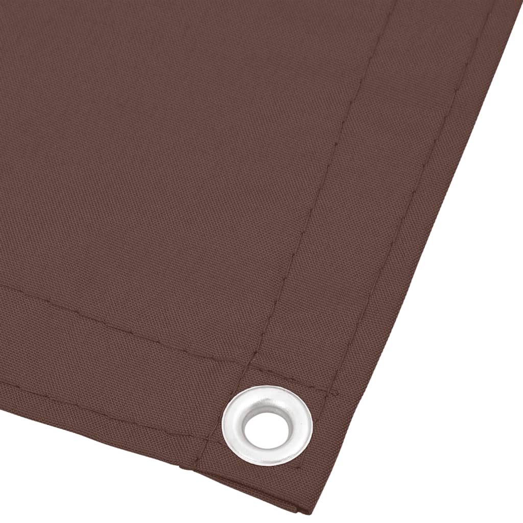 Balkonscherm 75x700 cm 100% oxford polyester bruin