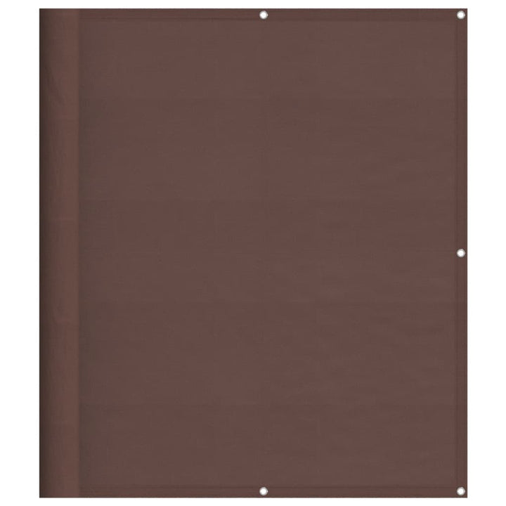Balkonscherm 120x800 cm 100% oxford polyester bruin