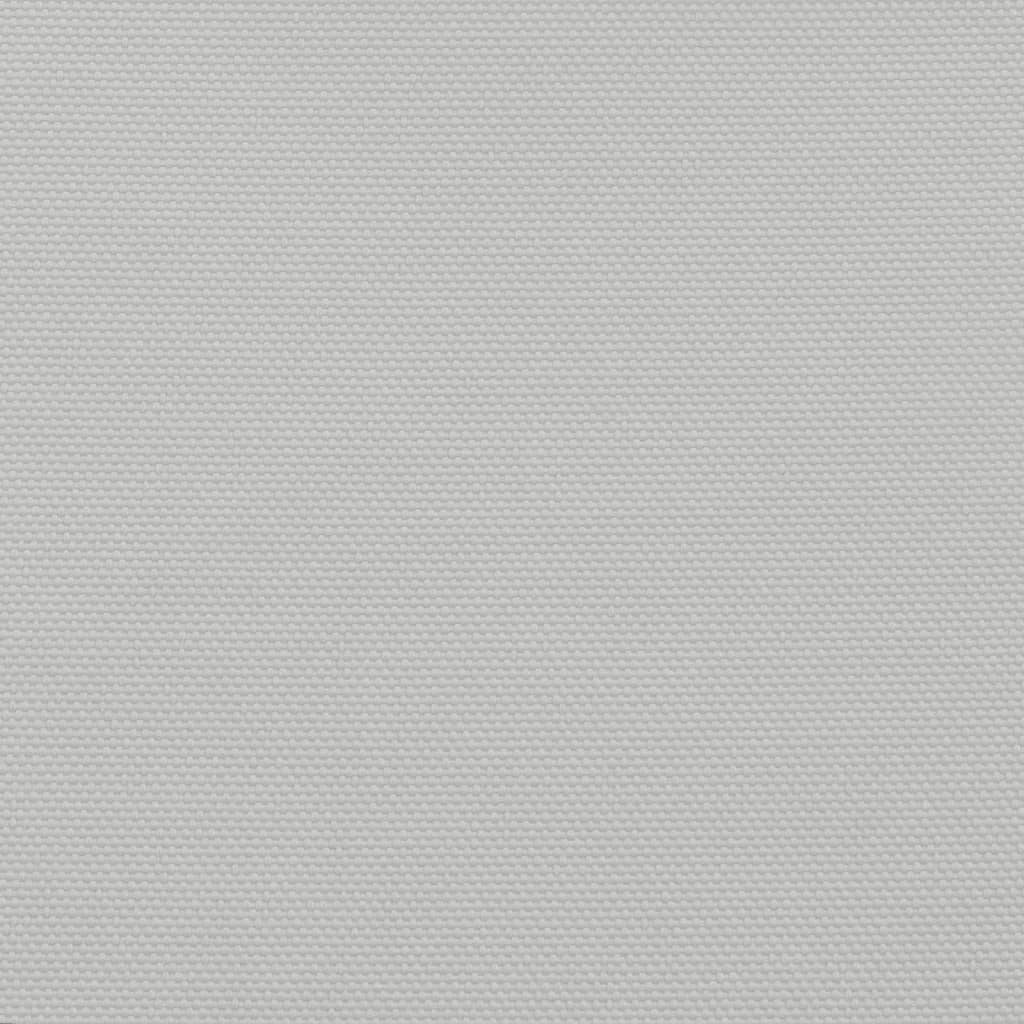 Zonnezeil 5x3,5 m 100% polyester oxford lichtgrijs
