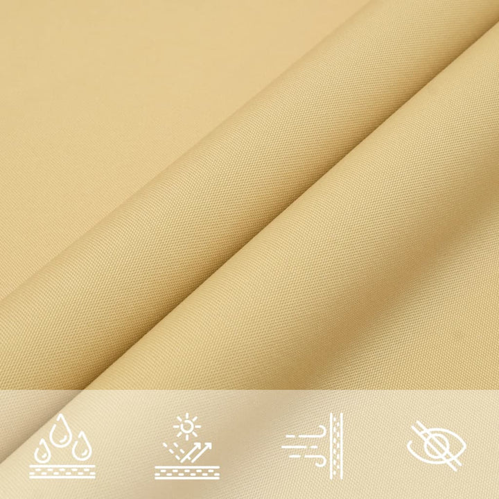 Zonnezeil 3x2 m 100% polyester oxford zandkleurig