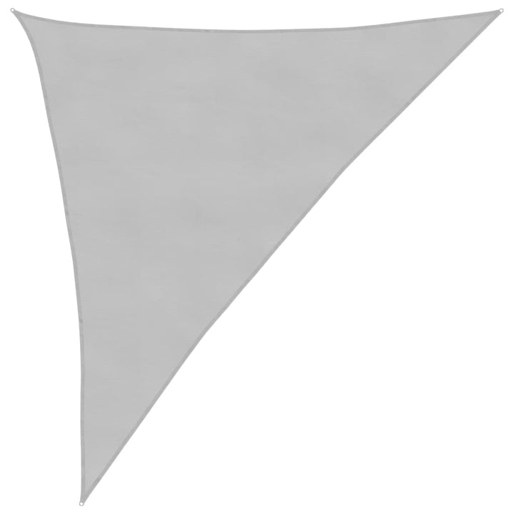 Zonnezeil 3x4x5 m 100% polyester oxford lichtgrijs
