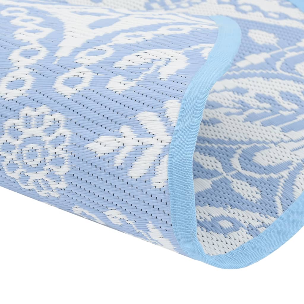 Buitenkleed ø160 cm polypropeen babyblauw