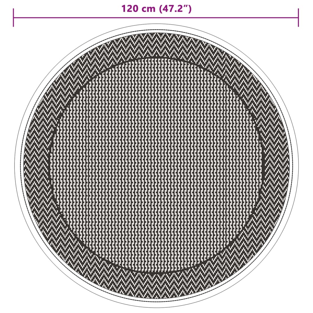 Buitenkleed ø 120 cm polypropeen groen