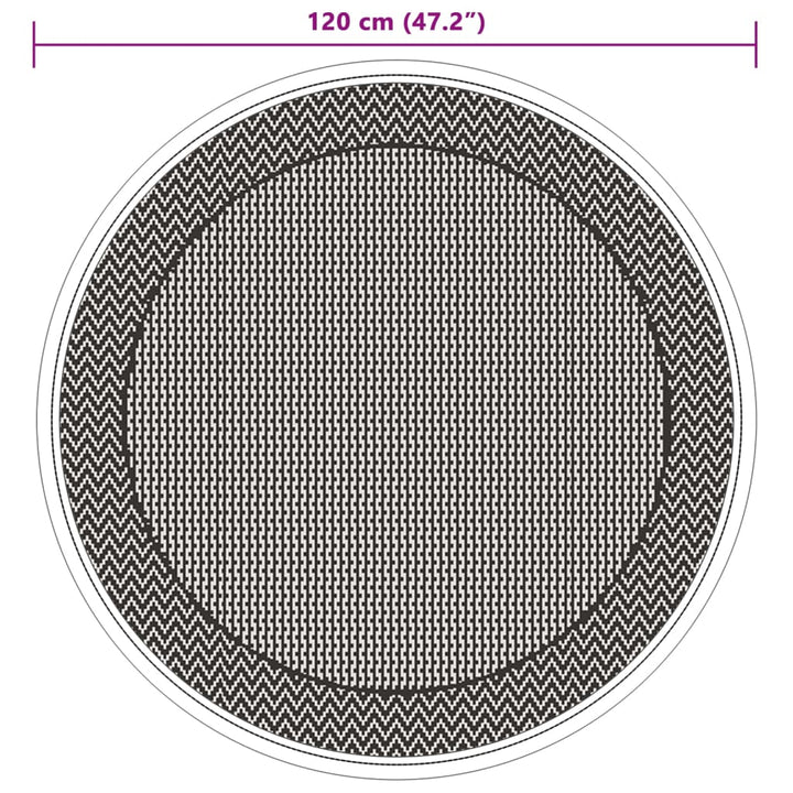 Buitenkleed ø 120 cm polypropeen groen