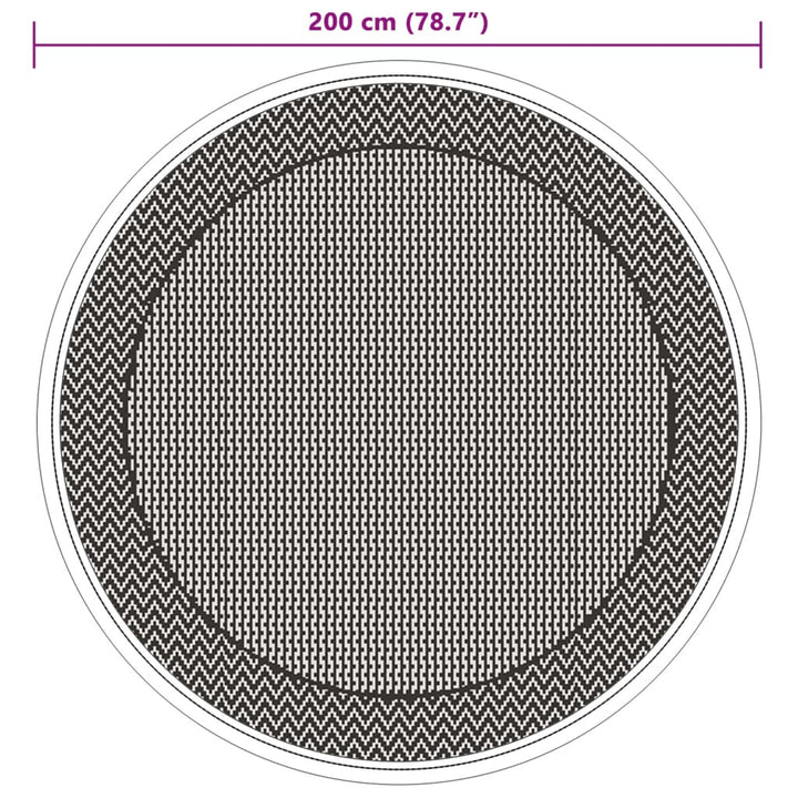 Buitenkleed ø200 cm polypropeen groen