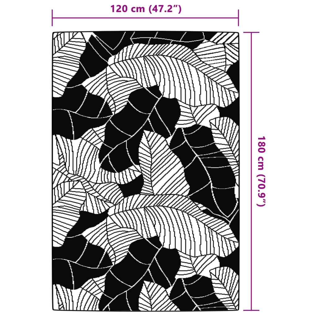 Buitenkleed 120x180 cm polypropeen groen