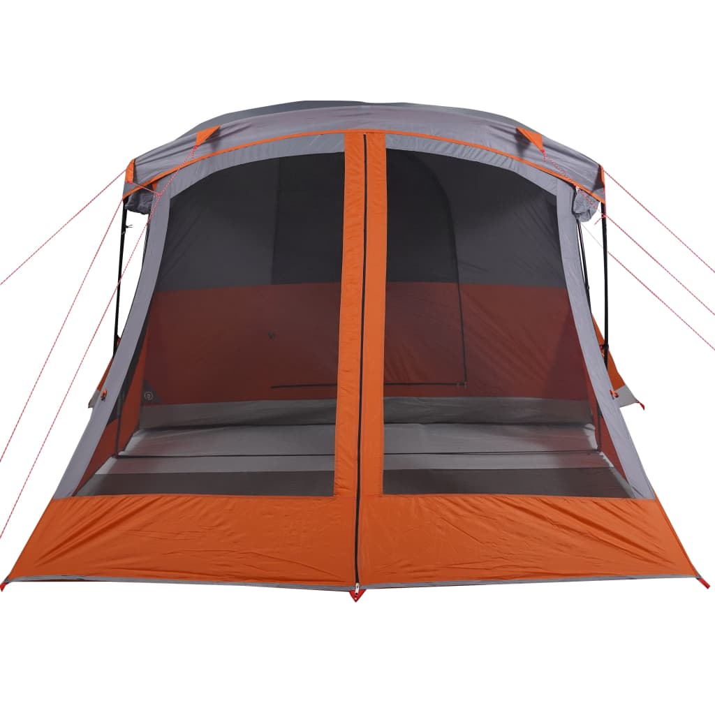 Tent met luifel 4-persoons waterdicht oranje