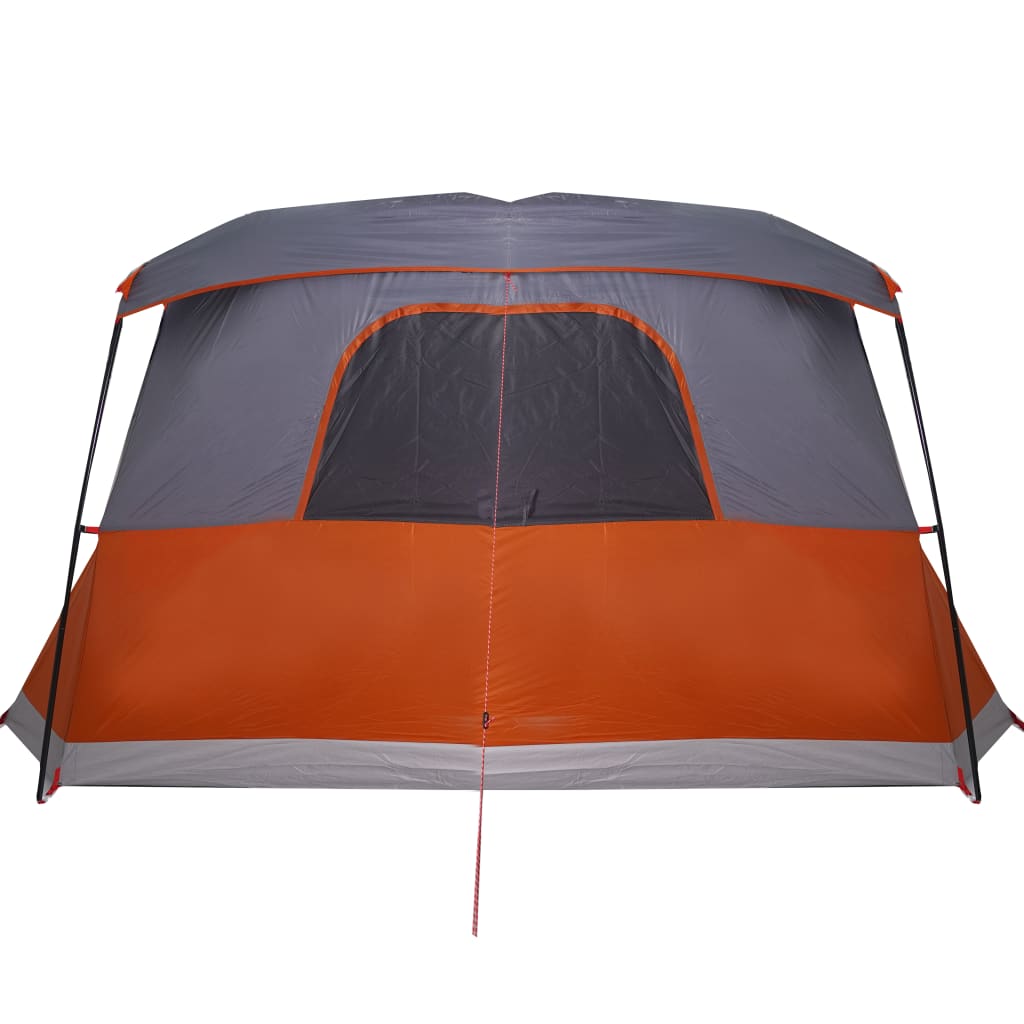 Tent met luifel 4-persoons waterdicht oranje