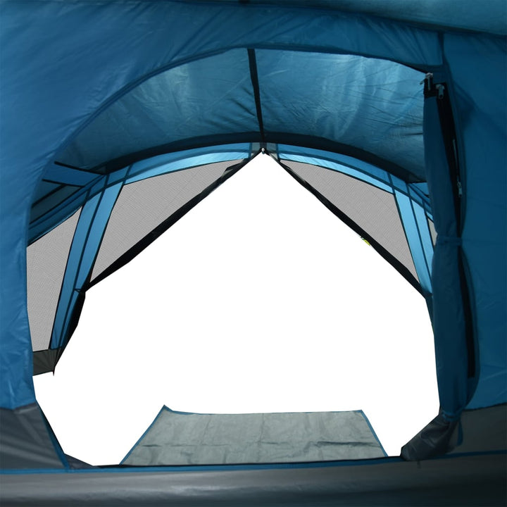 Tent 4-persoons waterdicht blauw