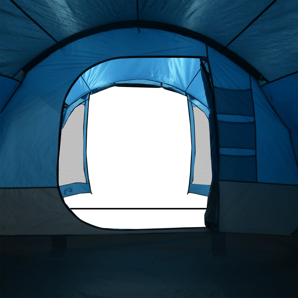 Tunneltent voor gezin 8-persoons waterdicht blauw