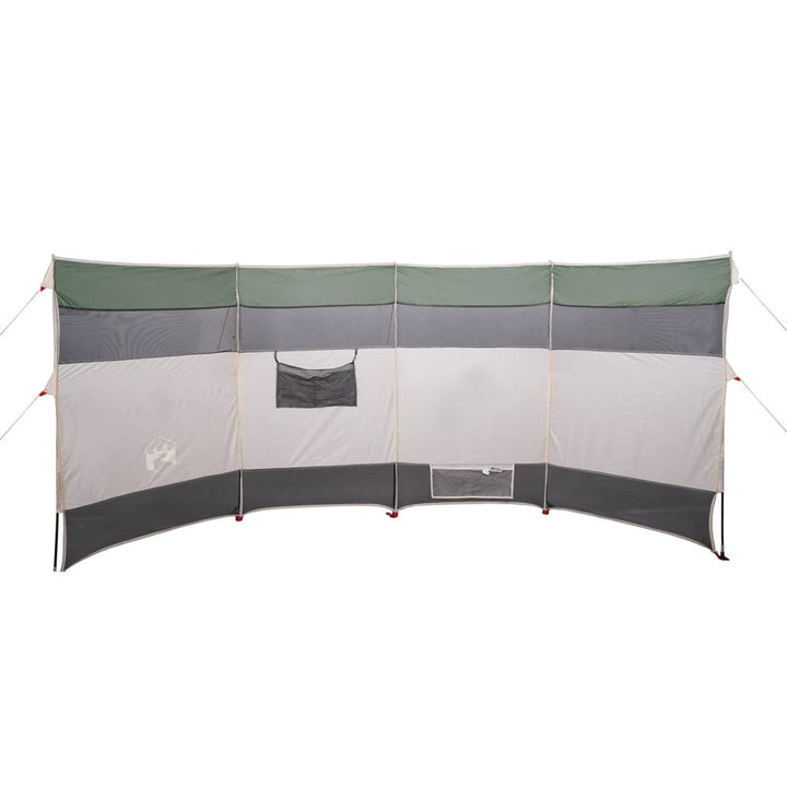 Windscherm camping waterdicht 366x152x152 cm groen