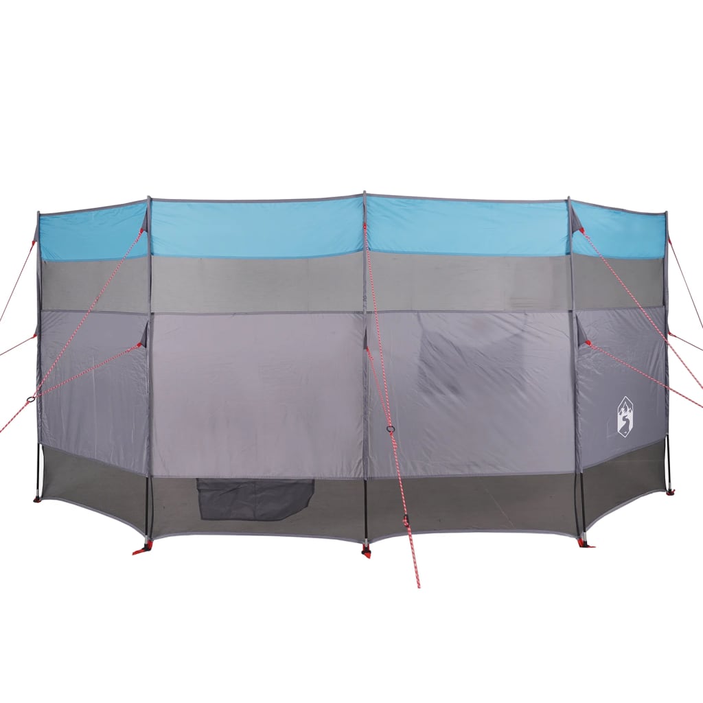 Windscherm camping waterdicht 366x152x152 cm blauw