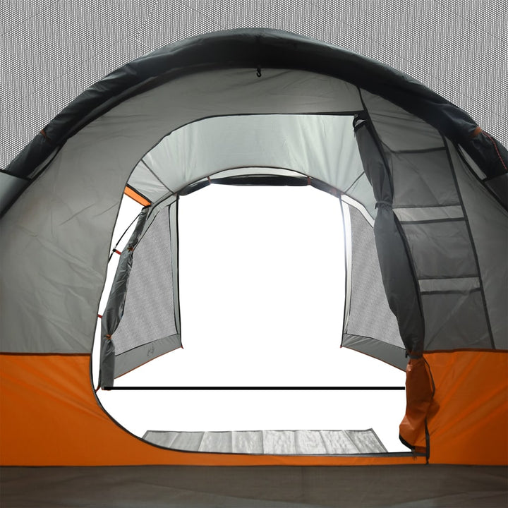 Tunneltent 4-persoons waterdicht grijs