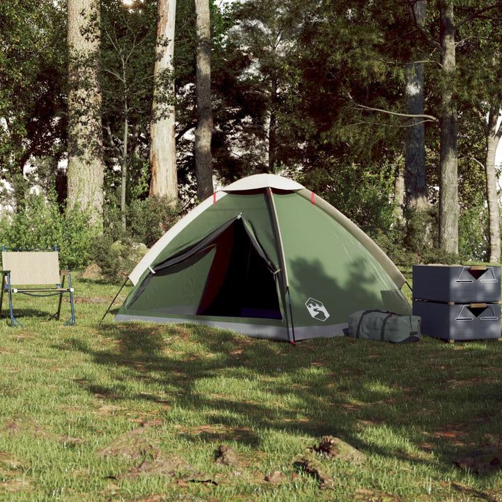 Koepeltent 2-persoons waterdicht groen