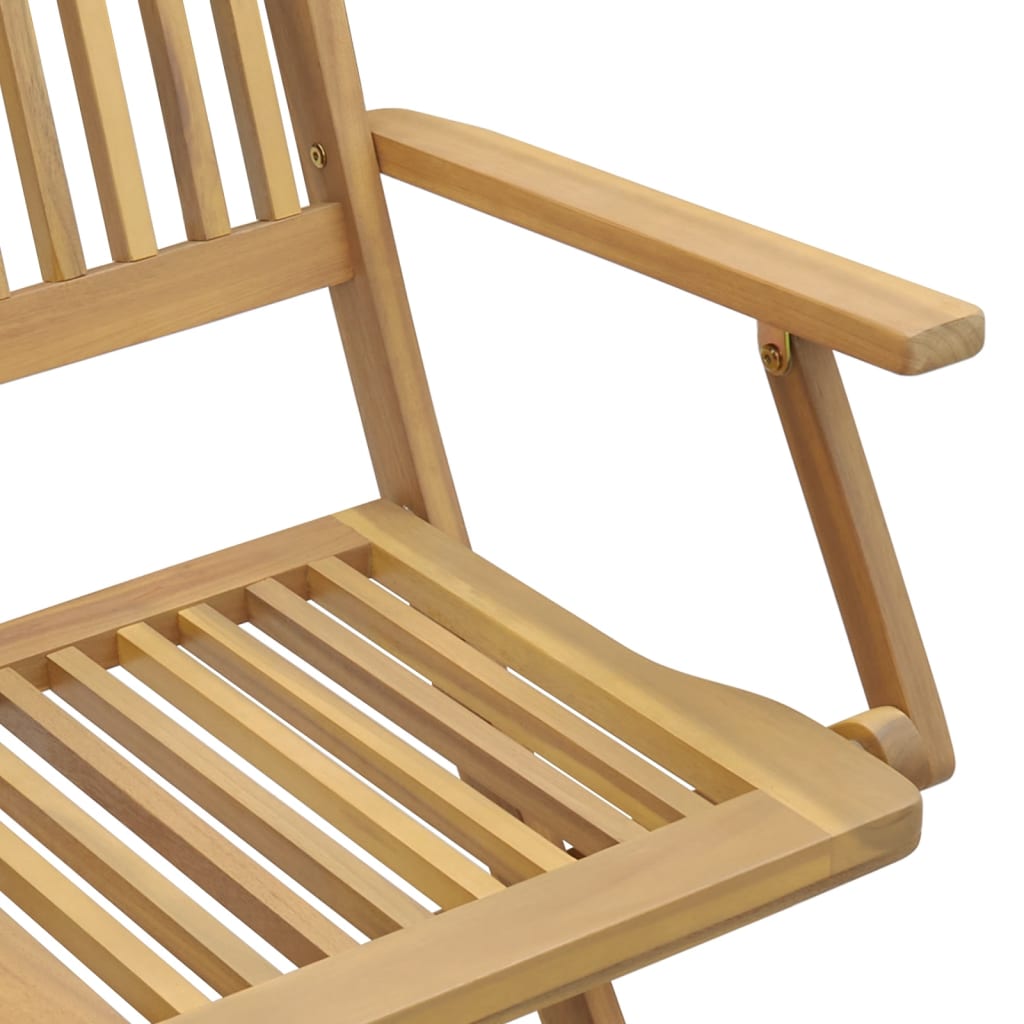 Tuinstoelen 4 st inklapbaar 57,5x54,5x90 cm massief acaciahout