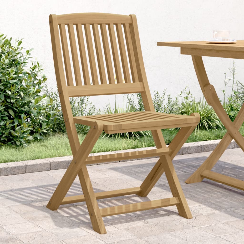 Tuinstoelen 4 st inklapbaar 57x49x90 cm massief acaciahout