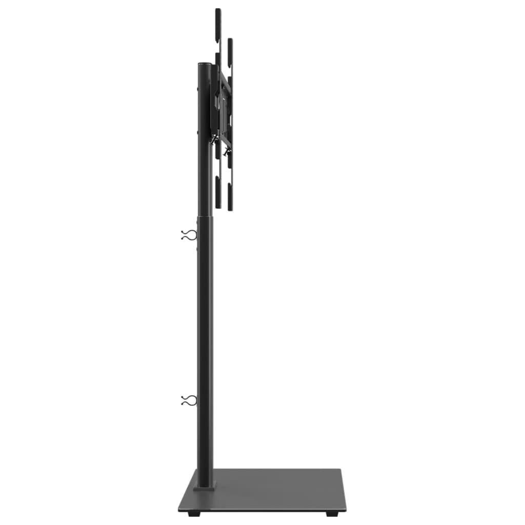 Tv-standaard hoekmodel 1-laags voor 32-65 inch zwart