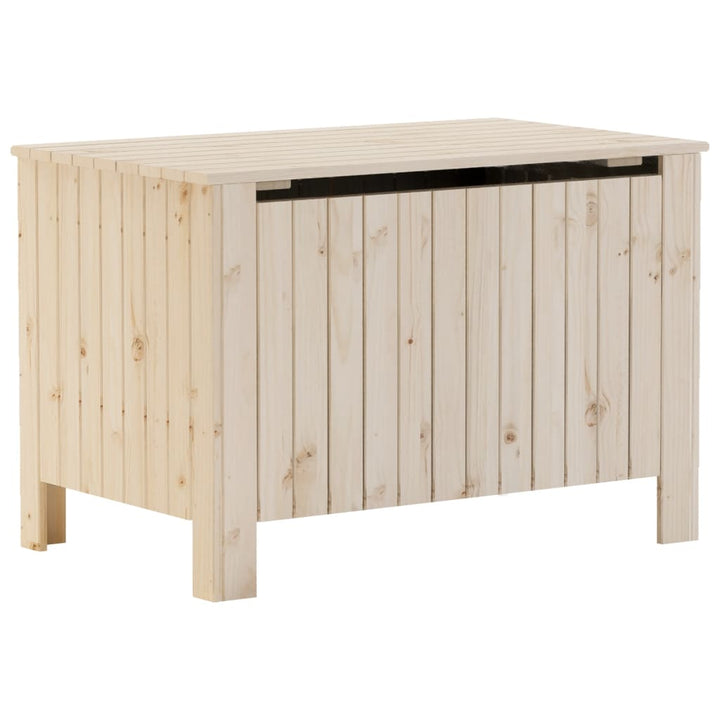 Opbergbox met deksel RANA 80x49x54 cm massief grenenhout