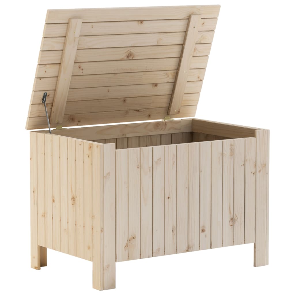 Opbergbox met deksel RANA 80x49x54 cm massief grenenhout