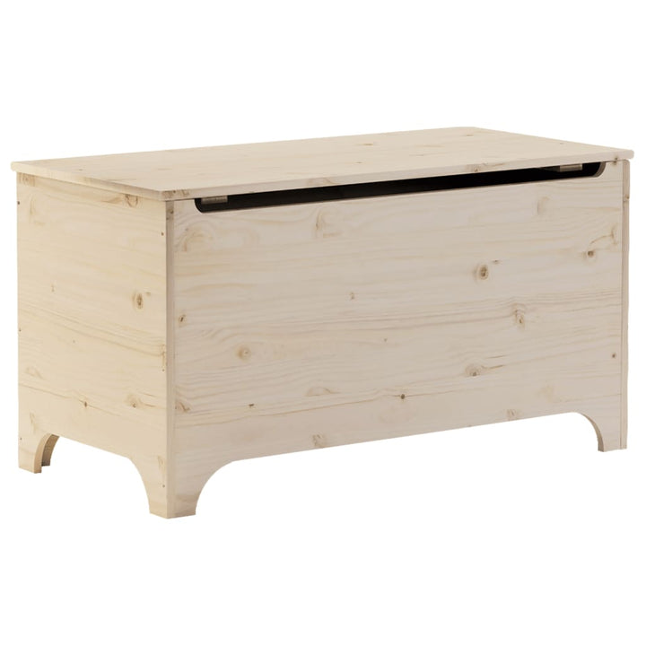 Opbergbox met deksel RANA 100x49x54 cm massief grenenhout