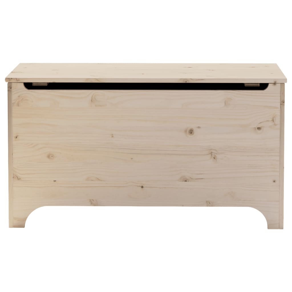 Opbergbox met deksel RANA 100x49x54 cm massief grenenhout