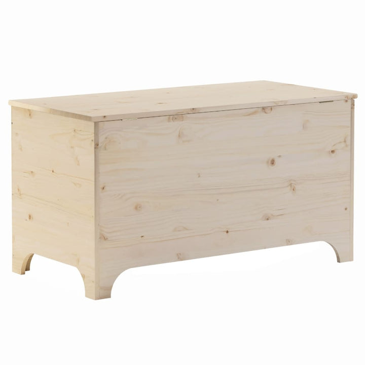 Opbergbox met deksel RANA 100x49x54 cm massief grenenhout