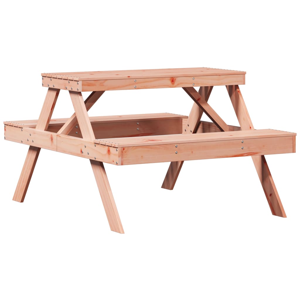 Picknicktafel 105x134x75 cm massief douglashout