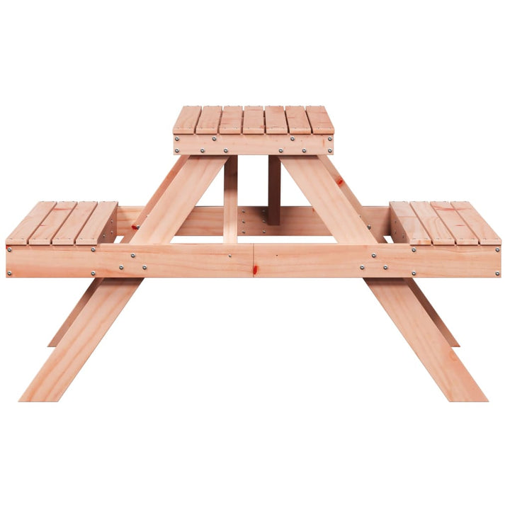 Picknicktafel 105x134x75 cm massief douglashout