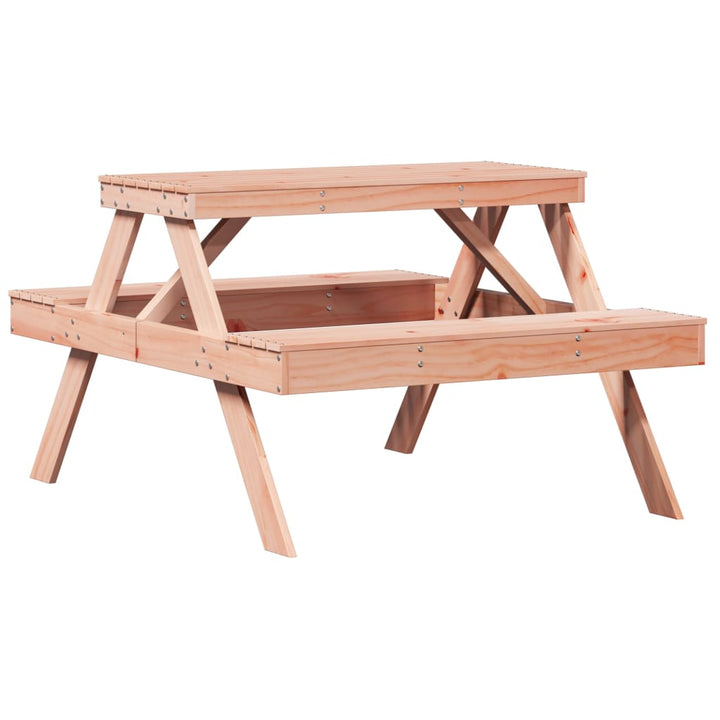 Picknicktafel 105x134x75 cm massief douglashout