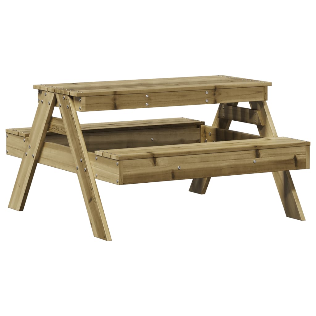 Picknicktafel voor kinderen 88x97x52 cm geïmpregneerd hout