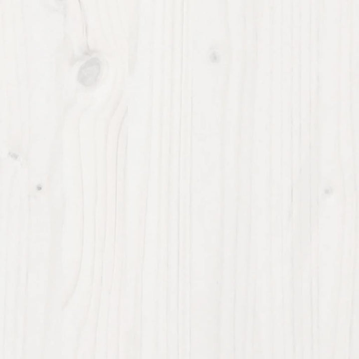 Zandbak met deksel 111x111x19,5 cm massief grenenhout wit