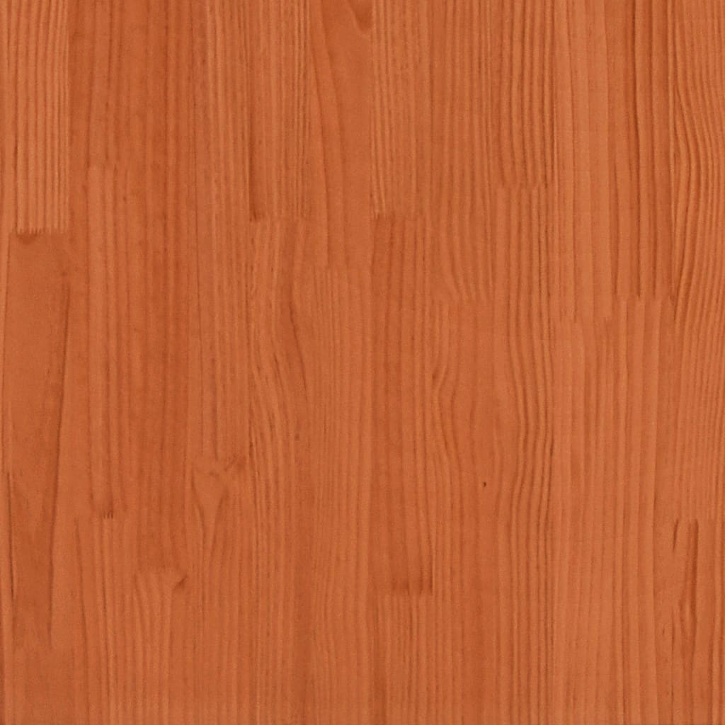 Picknicktafel 105x134x75 cm massief grenenhout wasbruin
