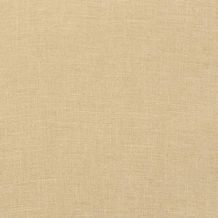 Tuinbankkussens 2 st 100x50x7 cm stof gemøªleerd beige