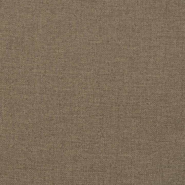 Tuinbankkussens 2 st 120x50x7 cm stof gemøªleerd taupe