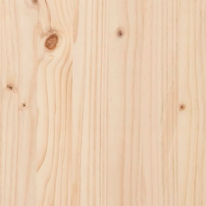 Tuinvoetenbank 62x31,5x52 cm massief grenenhout