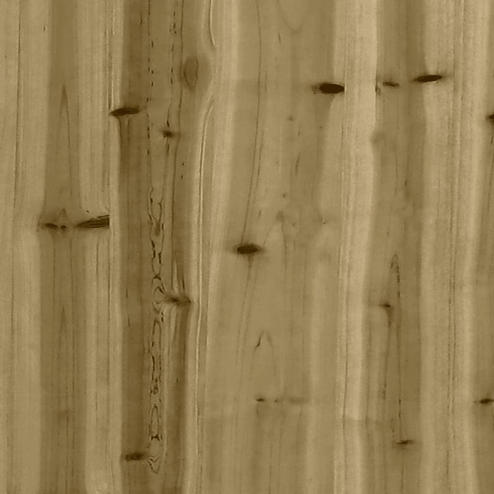 Tuinvoetenbank 62x31,5x52 cm geïmpregneerd grenenhout