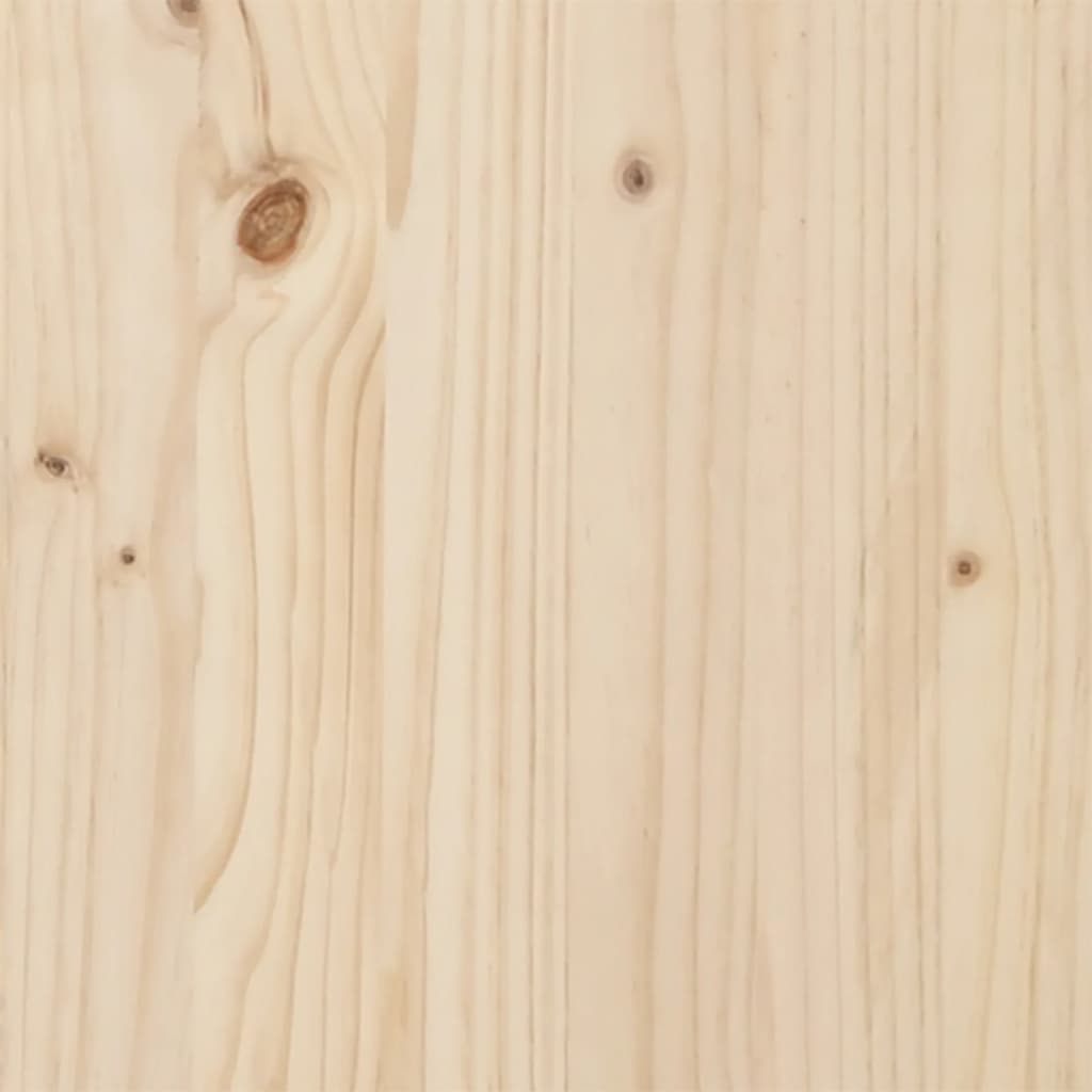 Tuinvoetenbank 62x30x32 cm massief grenenhout