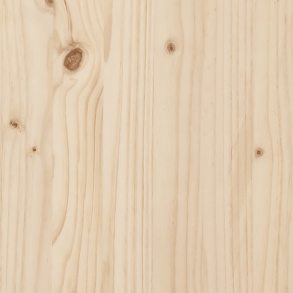 Tuinbank met armleuning en kussen massief grenenhout