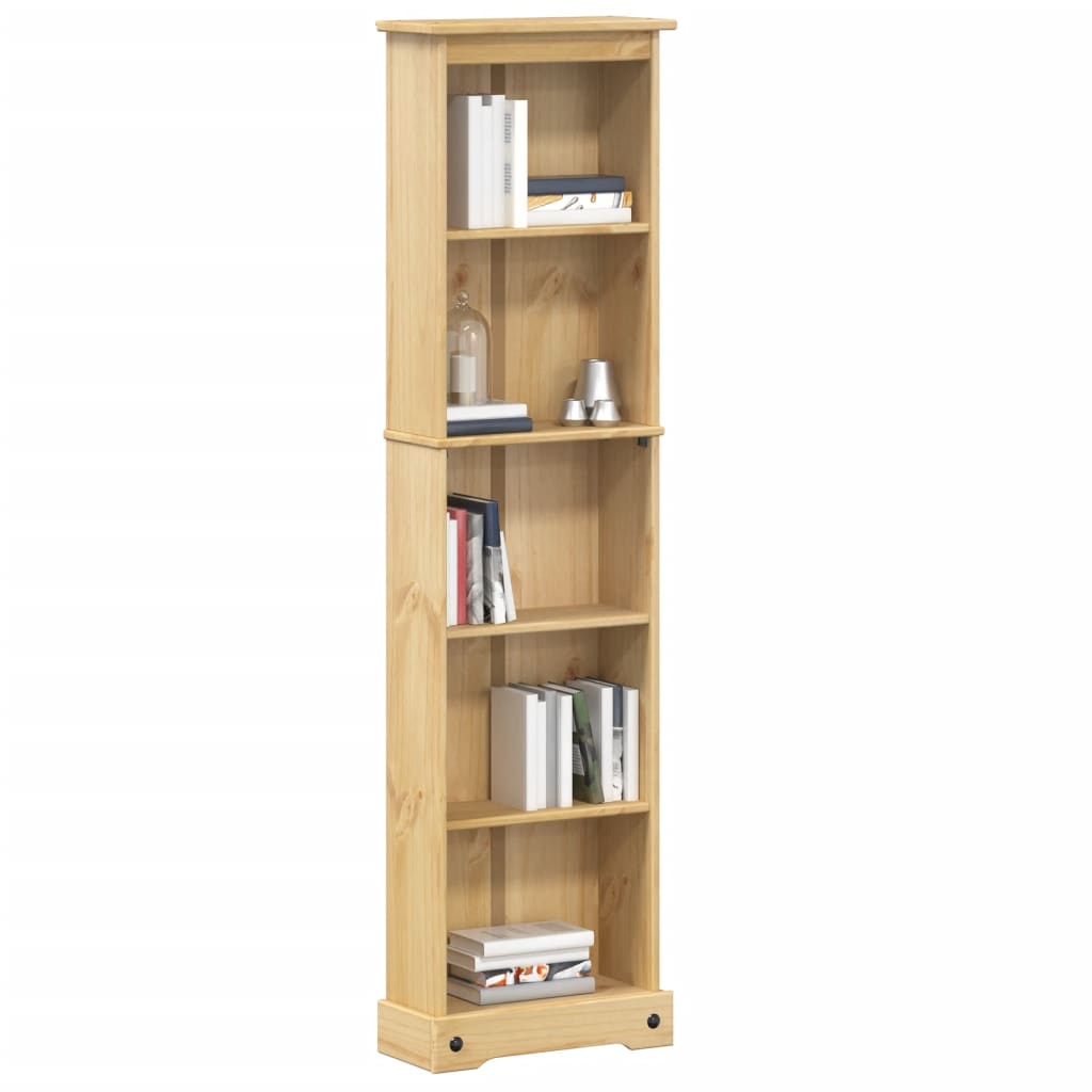 Boekenkast Corona 46x20x170 cm massief groenenhout