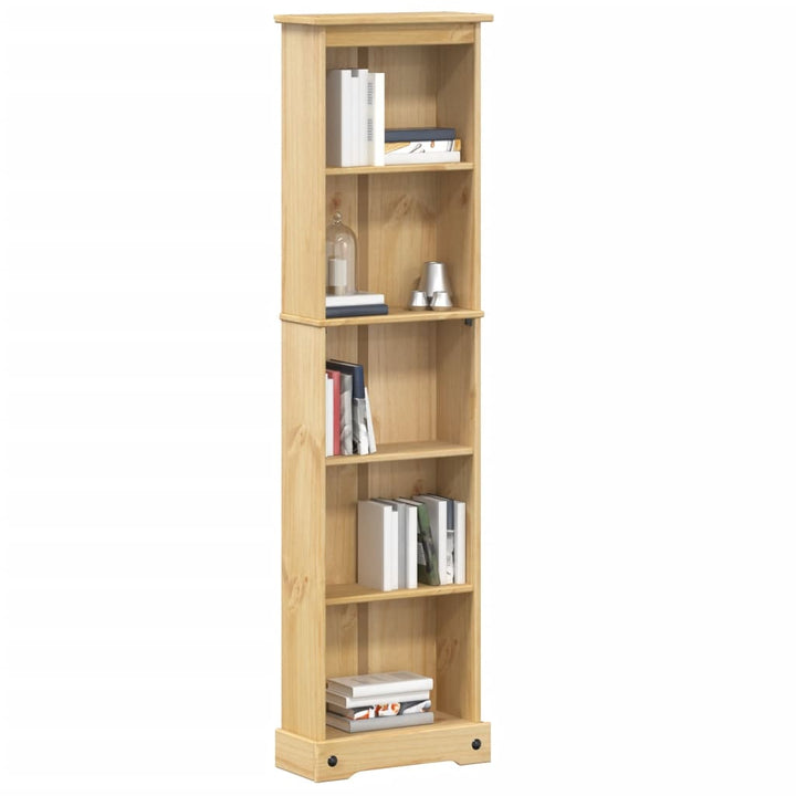 Boekenkast Corona 46x20x170 cm massief groenenhout