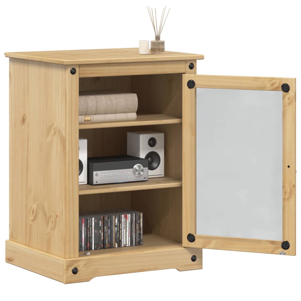 Hifi-meubel Corona 60x50x82 cm massief grenenhout