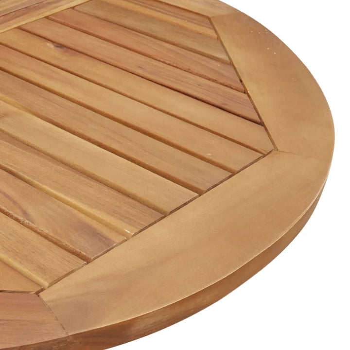 Tuintafel rond ø˜85x75 cm massief acaciahout