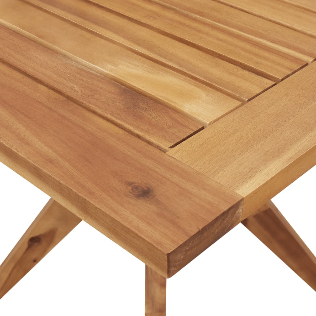 Tuintafel vierkant 85x85x75 cm massief acaciahout